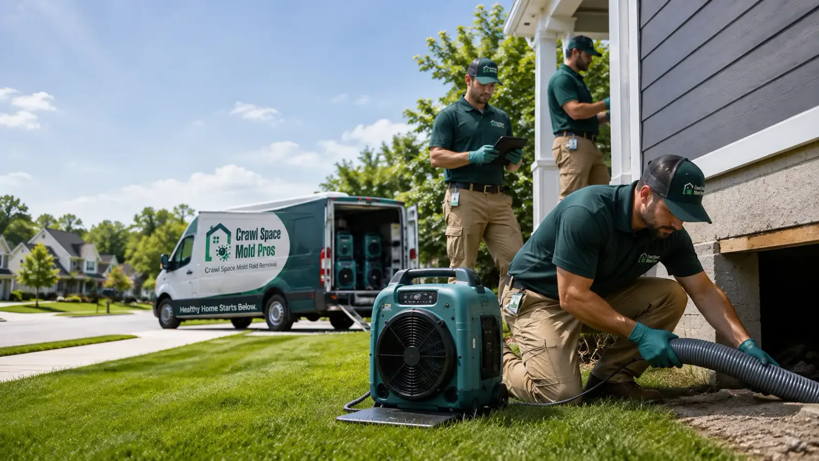 Crawl Space Mold Removal in East Hanover, NJ